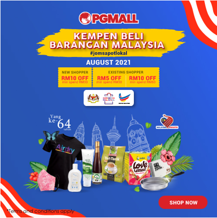 PG mall online shopping platform in Malaysia