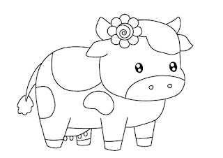cows coloring pages