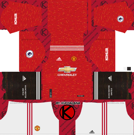 Jersey kit dls 18 top manchester united