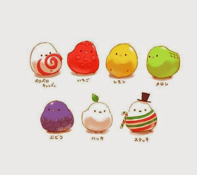 Cool WallPaper: Some cute chicks and food picture