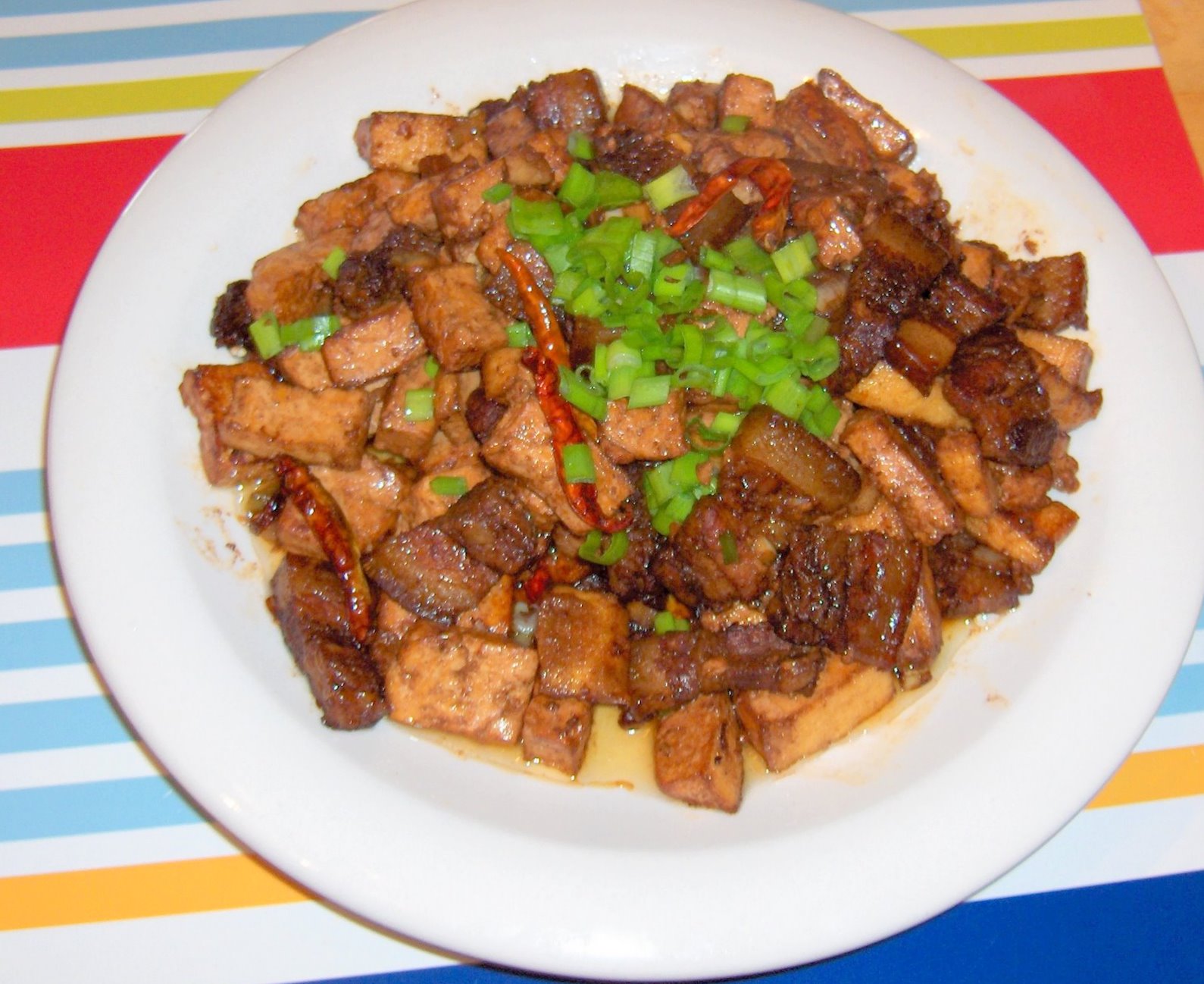 Little Bellevue Kitchen Stir Fried Tofu with Pork Belly