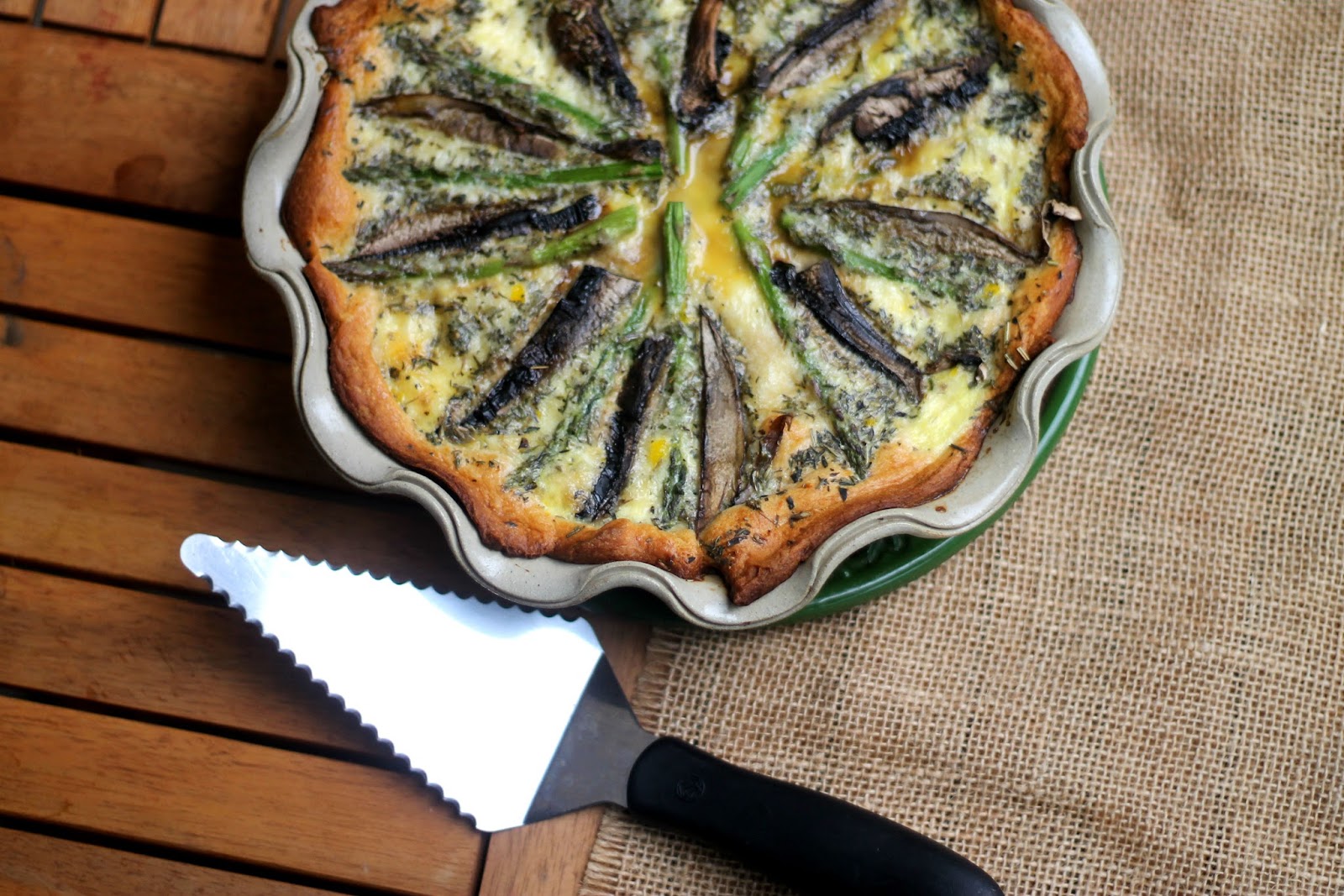 Forking Up: Vegetarian Quiche