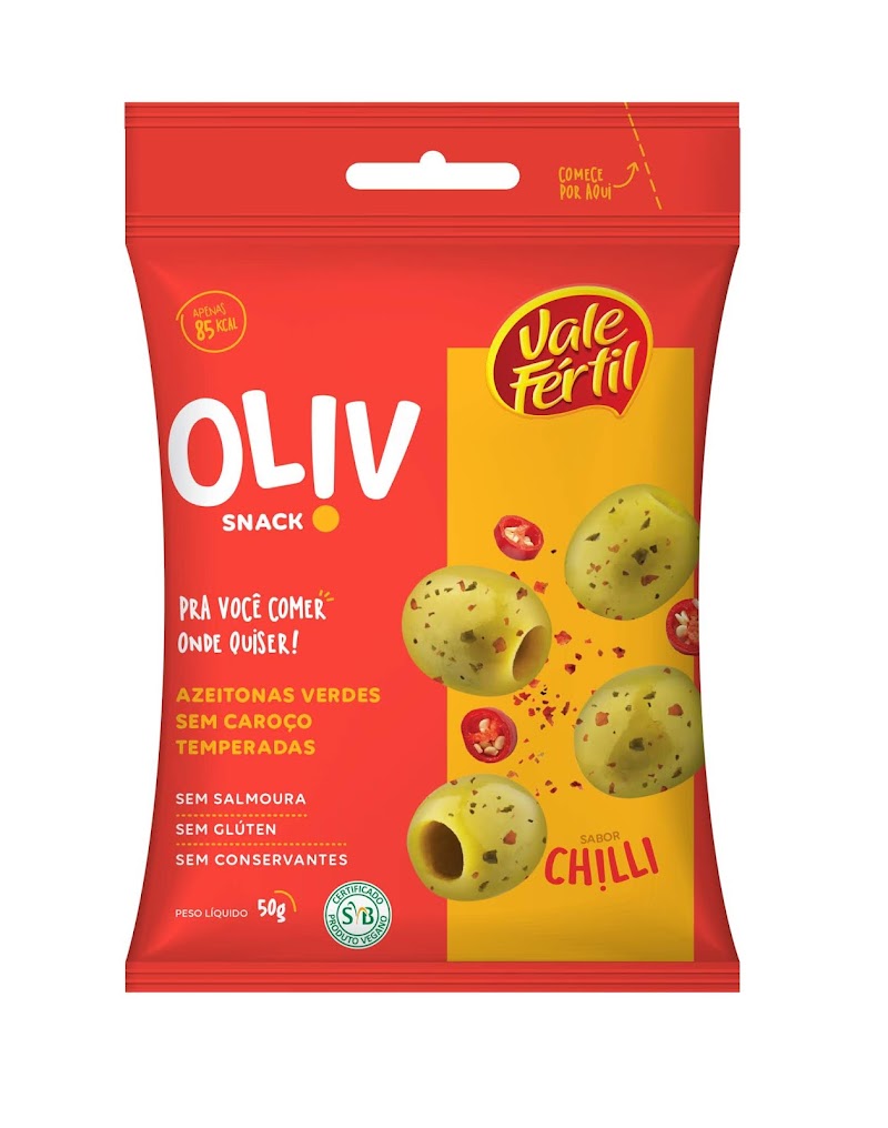 Vale Fértil lança o Oliv, primeiro snack de azeitonas produzido no Brasil Vale Fértil lança o Oliv, primeiro snack de azeitonas produzido no Brasil