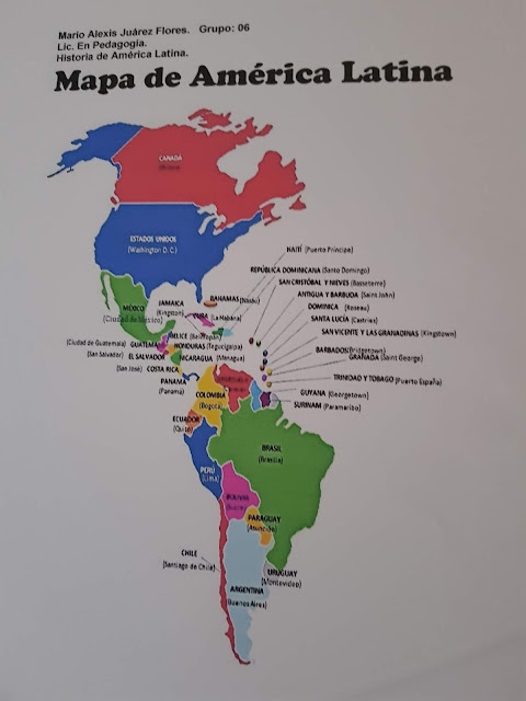 H. LATINOAMERICANA.: Mapa América Latina