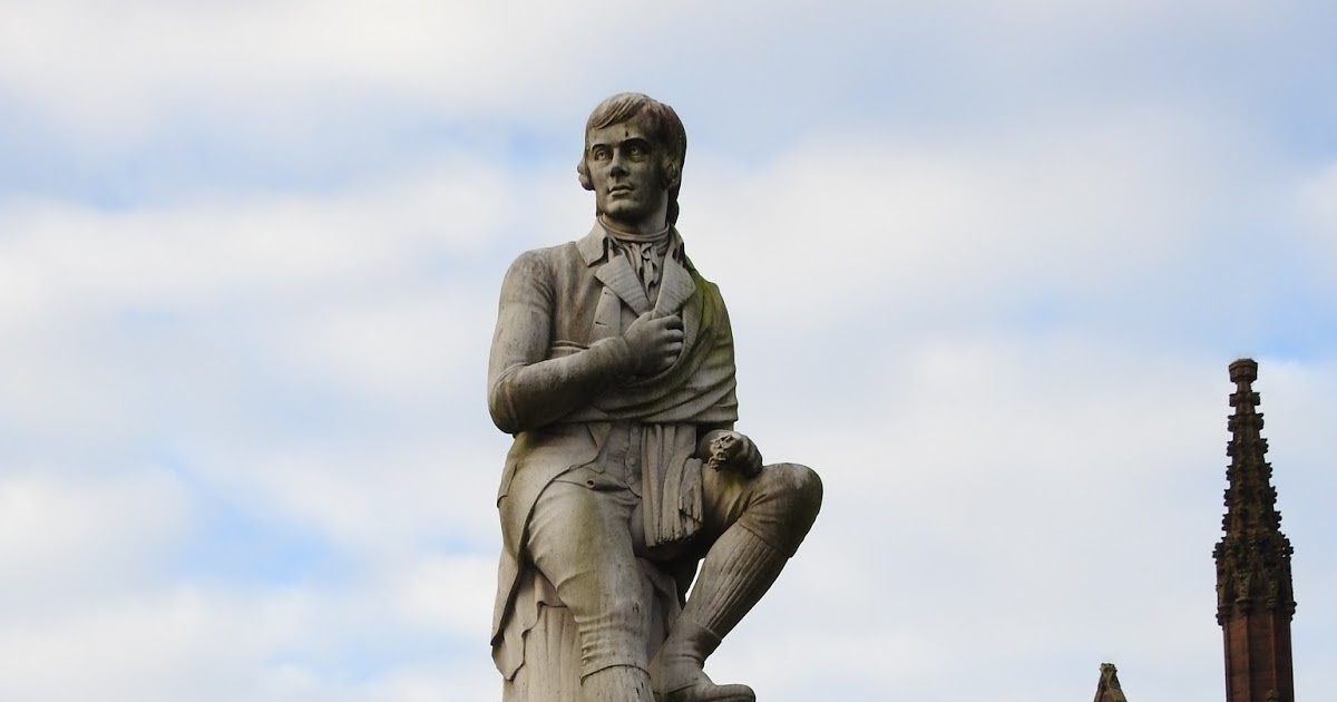 Dumfries Up Close Robert Burns statue, Dumfries
