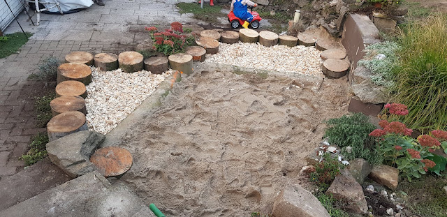 Gartenprojekt: Naturnaher Sandkasten