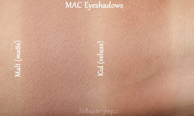 MAC Malt Kid Dupe Eyeshadow Swatches