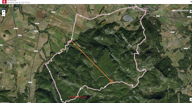 Circuit passant par le cirque de Viviès.