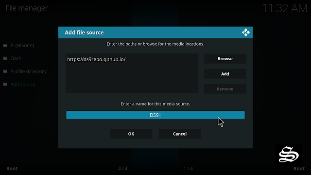 install-ds9-kodi-add-on