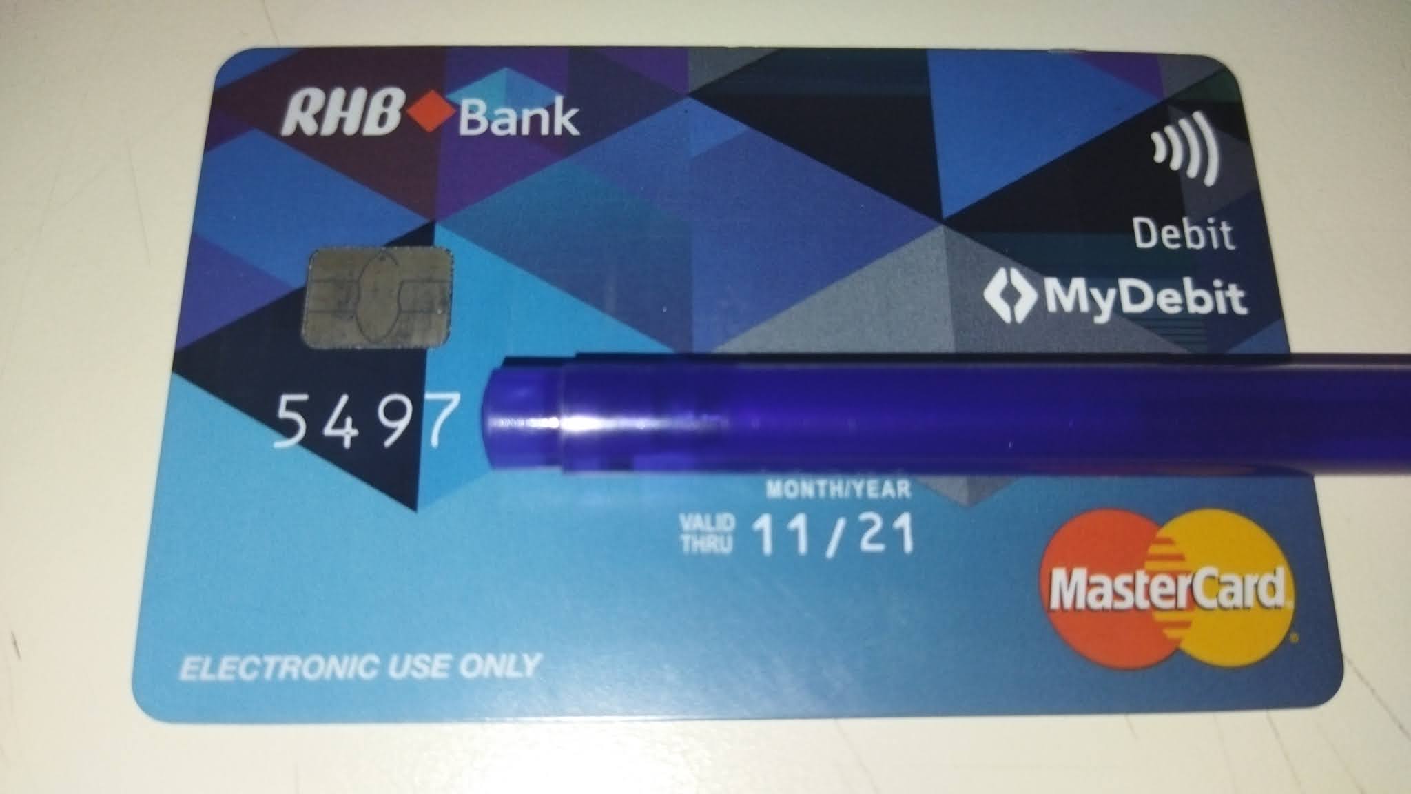 Rhb renew debit card