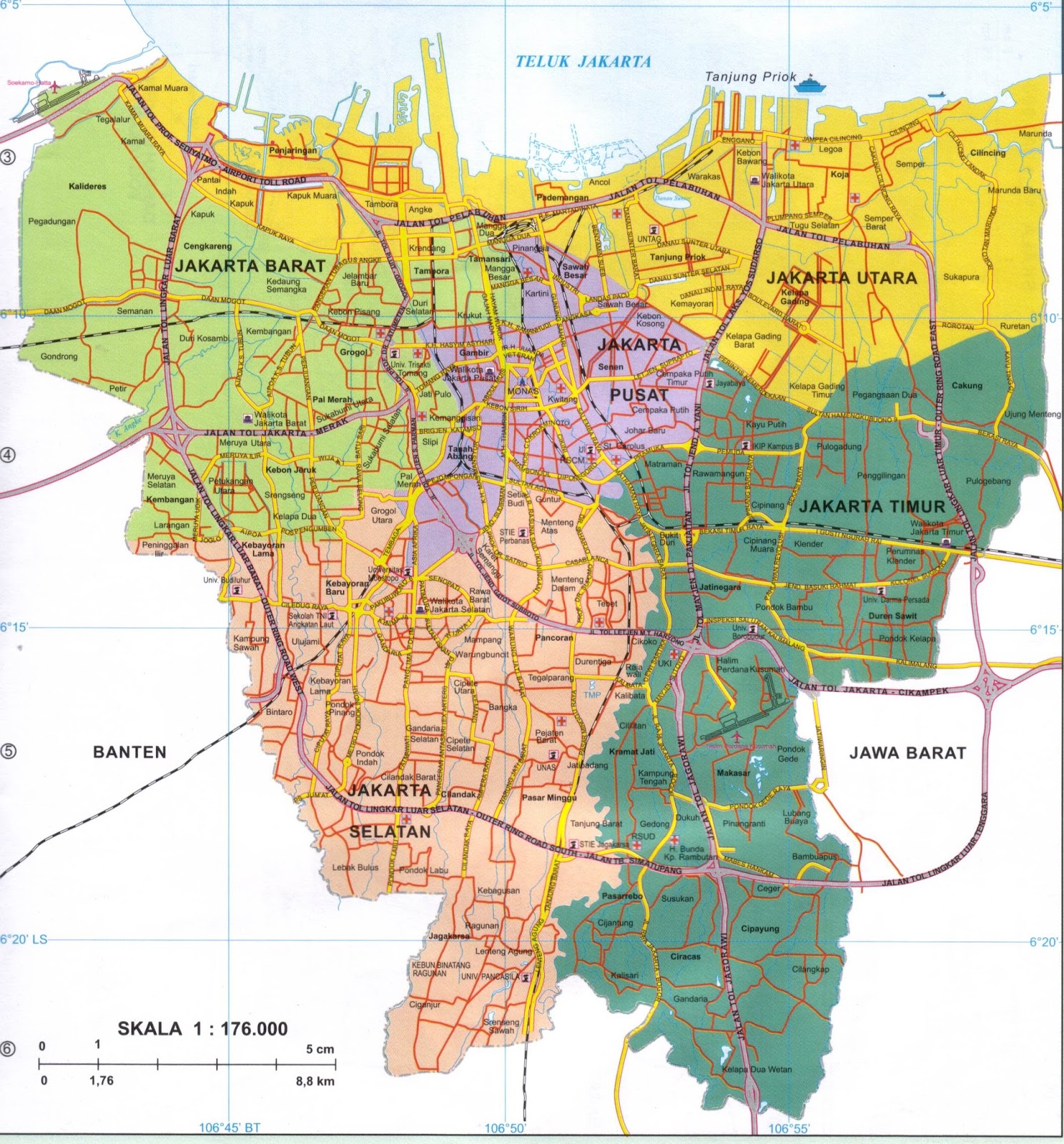  Peta Indonesia DKI Jakarta Lussy Lusitania