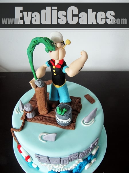 Popeye The Sailor Man Cake in Penang !