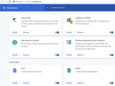 Chrome拡張機能を無効にする方法