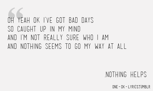 ONE OK ROCK Indonesia: ONE OK ROCK – Nothing Helps : Lyrics ...