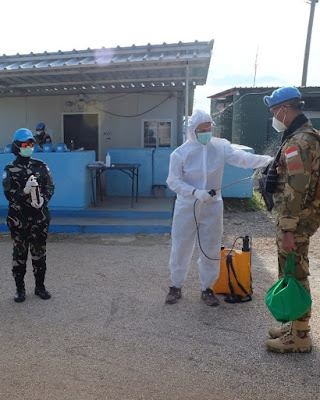 161 Personel Kontingen Garuda Tiba di Beirut Lebanon