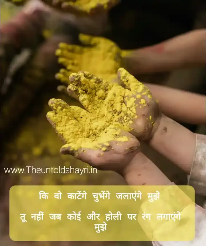 Latest Best Holi Shayri In Hindi Collection