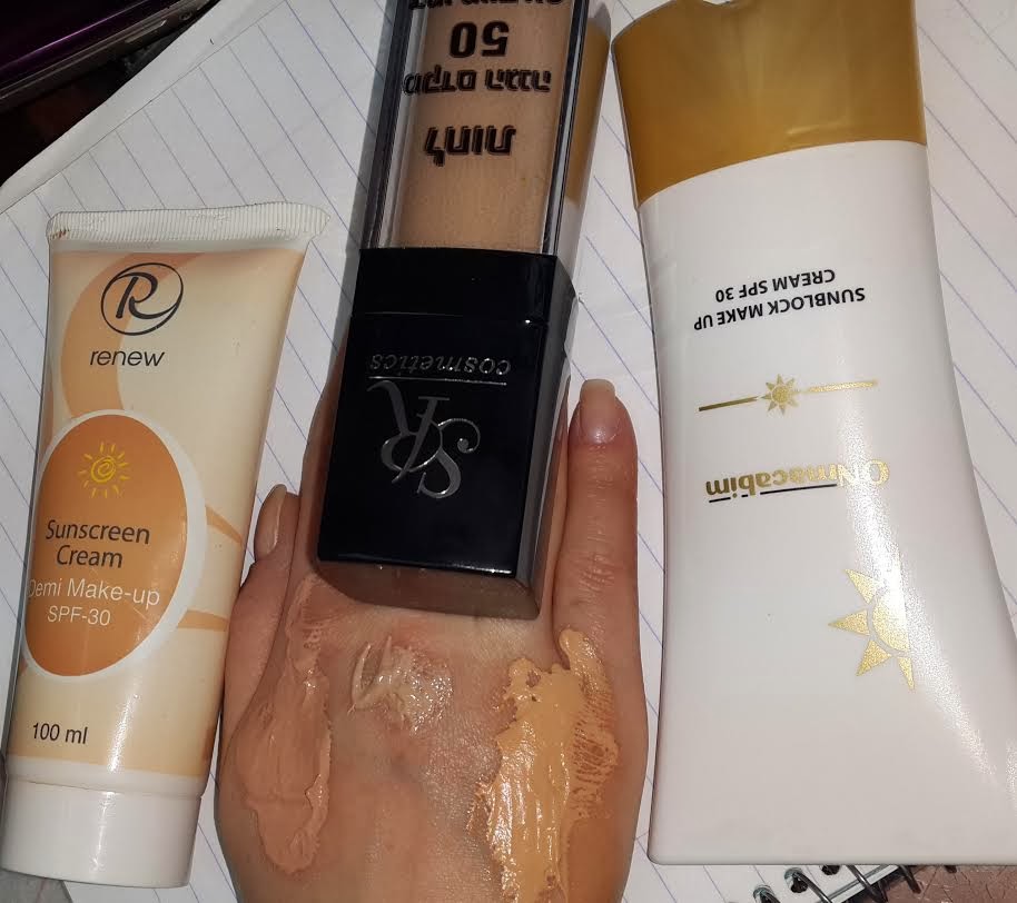 Spf 50 тональный.