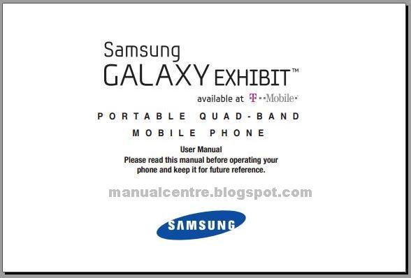 Samsung Galaxy Exhibit T599 User Manual