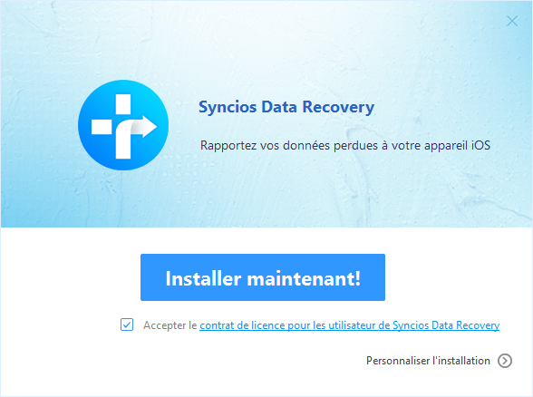 syncios data recovery key
