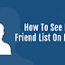 How to See Friends On Facebook that are Hidden