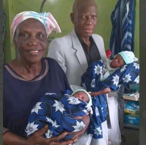 Oh my God: meet 67 years old woman who gave birth to twins.