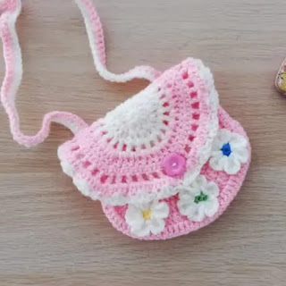 Cartera Niña a Crochet Cartera Niña a Crochet
