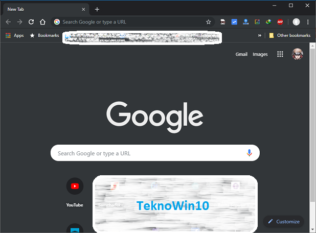 dark mode google chrome windows 8