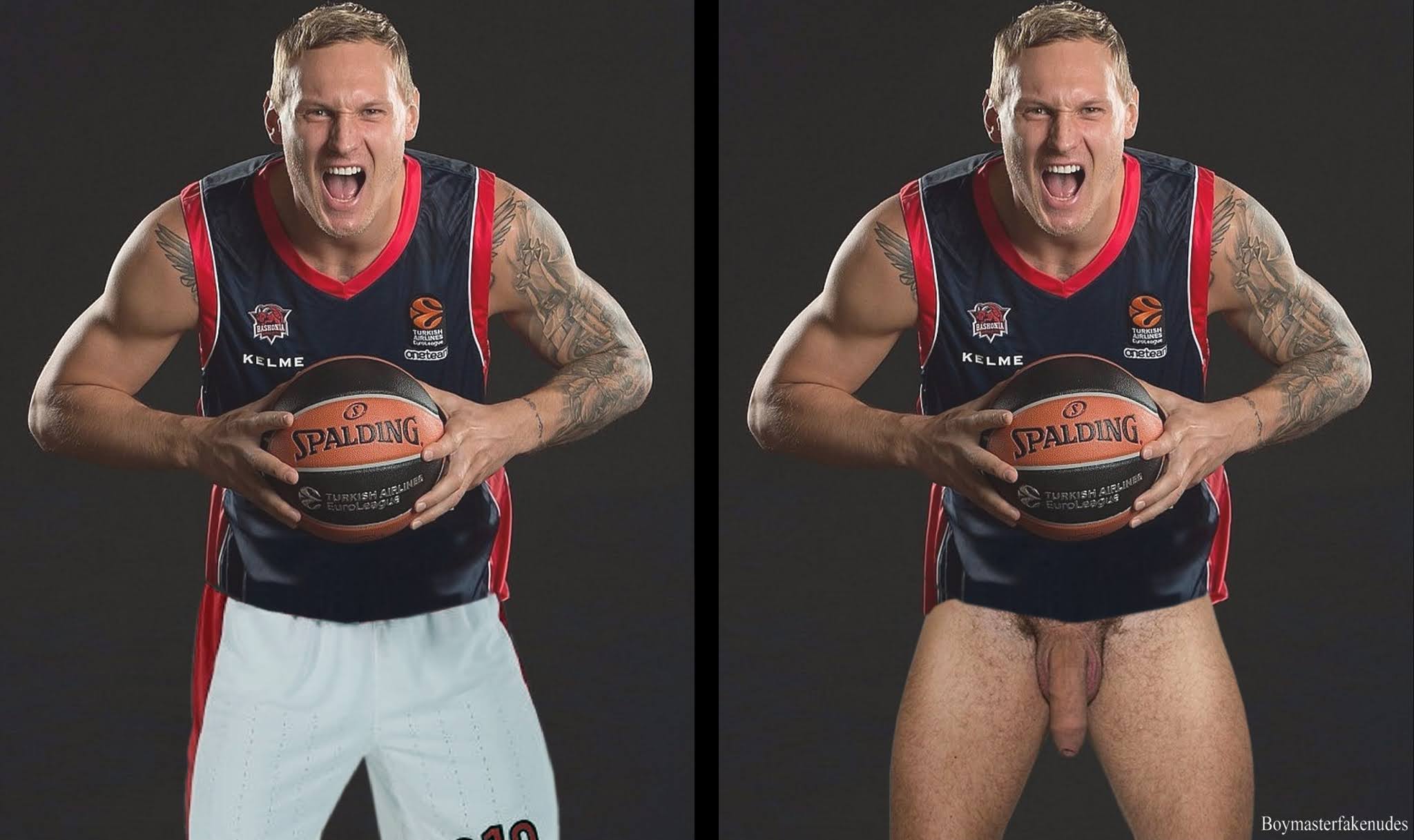 Janis Timma , Latvian Basketball player gets naked.