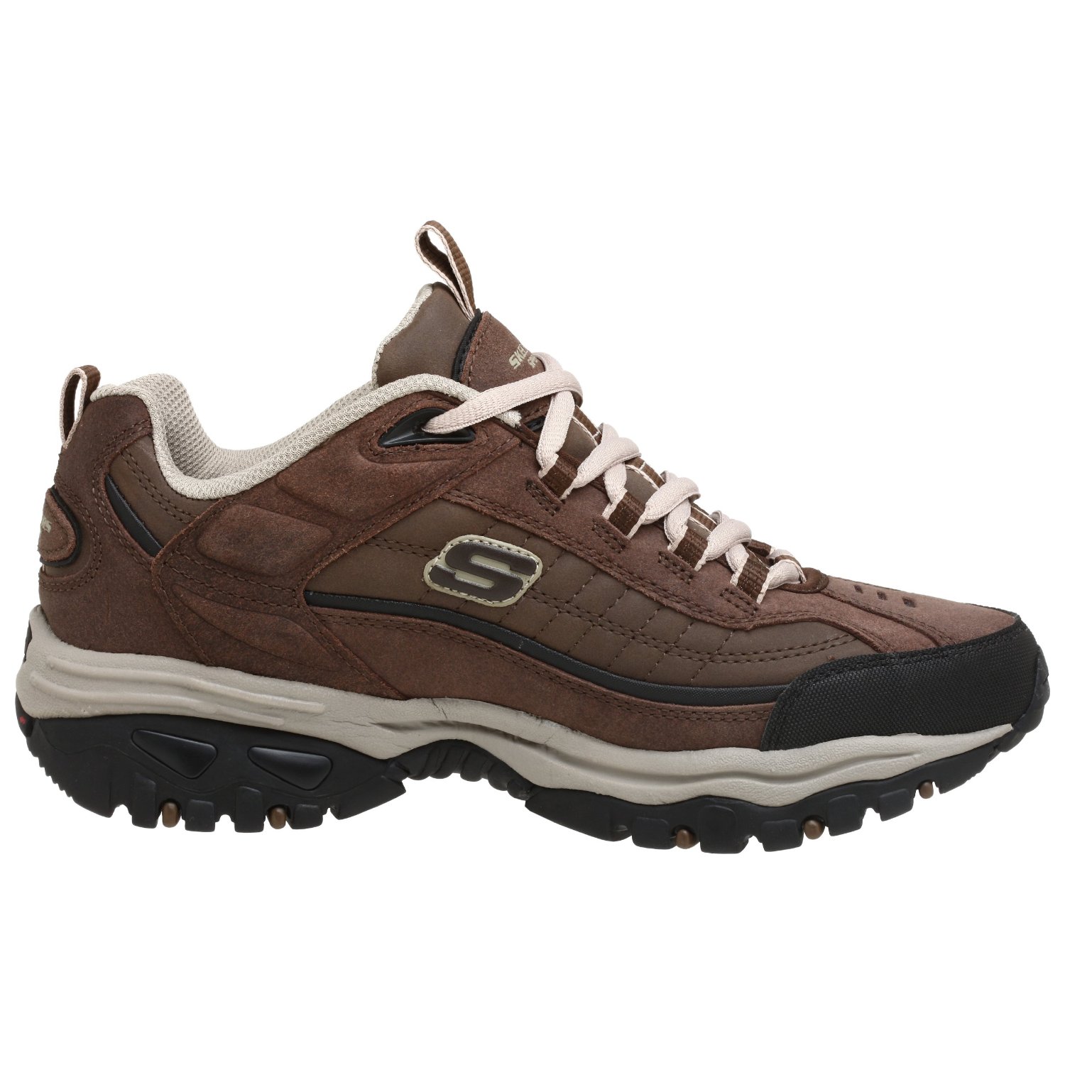Skechers Men's Energy Downforce Lace Up Brown Sneakers Shoes ~ Sneakers ...