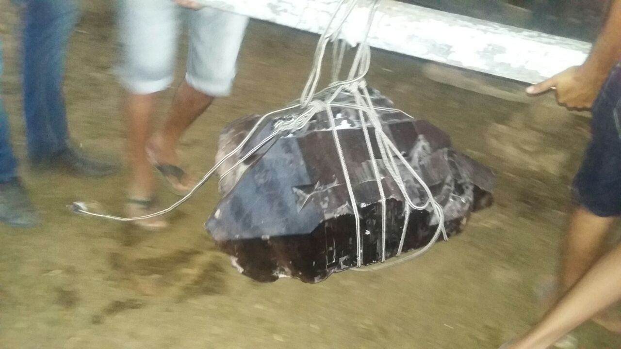 Garimpeiro de Campo Formoso encontra pedra preciosa pesando mais de 300 Kg