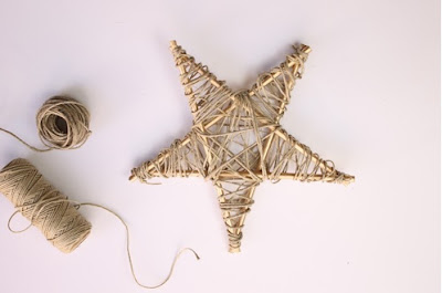 estrellas artesanales para el árbol de navidad, estrella de madera para la punta del árbol de navidad