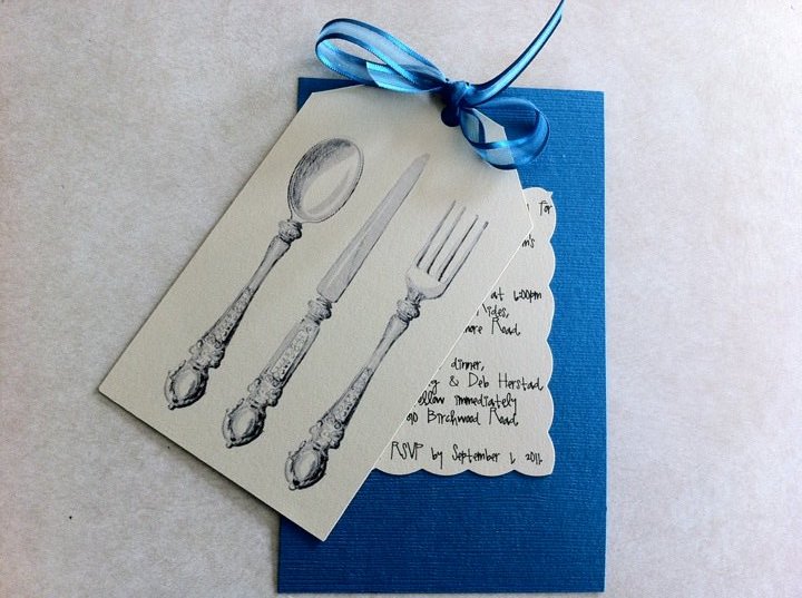 Printable Groom Dinner Invites