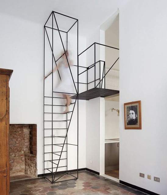 Escaleras para espacios pequeños