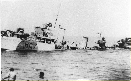 HMS Defender sinking in the Mediterranean, 11 July 1941 worldwartwo.filminspector.com