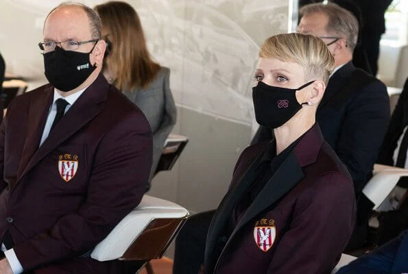Prince Albert and Princess Charlene attended the official presentation of the Monaco Sevens 2021