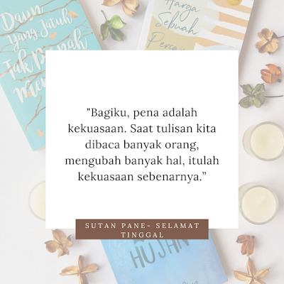 Quote from Novel Selamat Tinggal