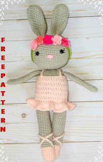 PATRON GRATIS CONEJA BAILARINA AMIGURUMI 44856