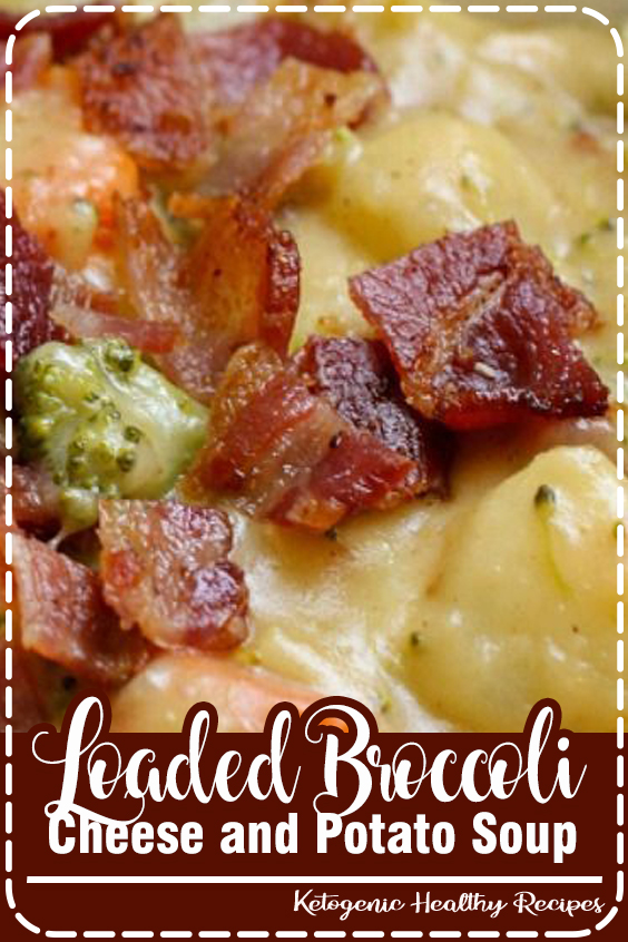 Loaded Broccoli Cheese and Potato Soup Recipe Easy Food Recipes
