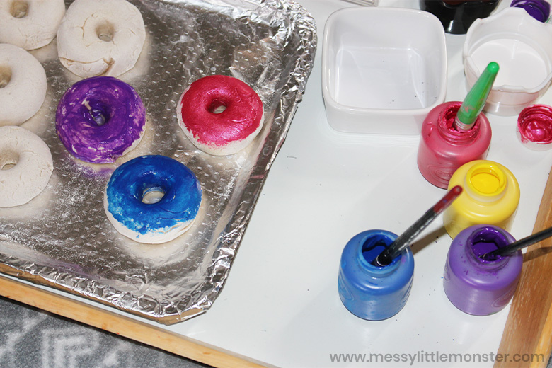 Salt Dough Donut Craft Messy Little Monster