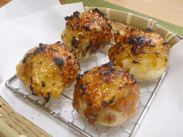 薩摩芋ポムスフレの芋餡入り天麩羅 ブランデー風味の焦がしキャラメリゼ