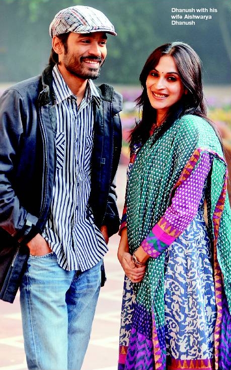 South Indian Actor Dhanush with Wife Aishwarya Rajinikanth Dhanush | South Indian Actor Dhanush Family Photos | Real-Life Photos