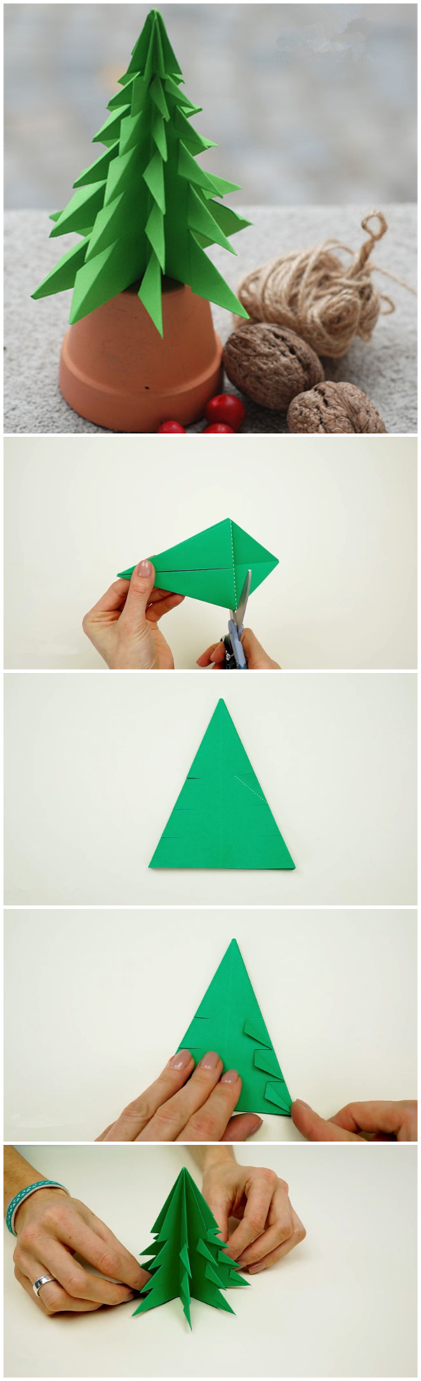 Fold a fir tree