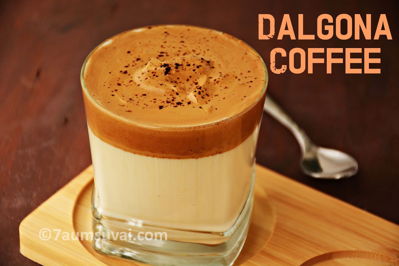 Dalgona coffee/ Hot Cappuccino/ Cold and hot version/ Beaten coffee