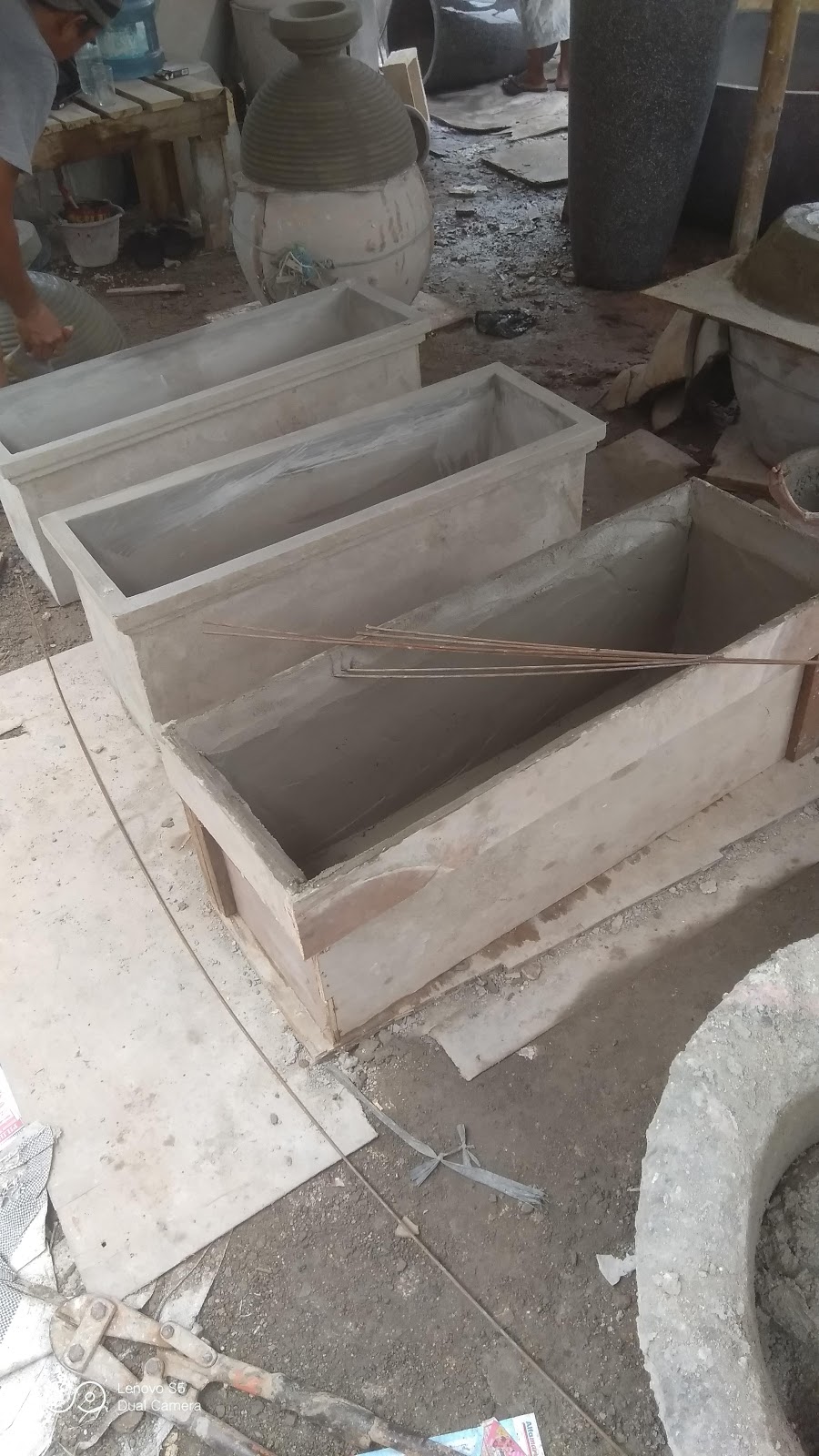 cara membuat pot  beton  Saudagarpot com