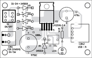 Bicycle USB Charger Circuit Diagram | Electronic Circuits Diagram