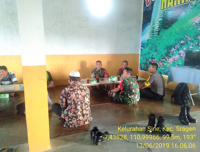 Babinsa Sine Ikuti Musyawarah P3A Babinsa Sine Ikuti Musyawarah P3A