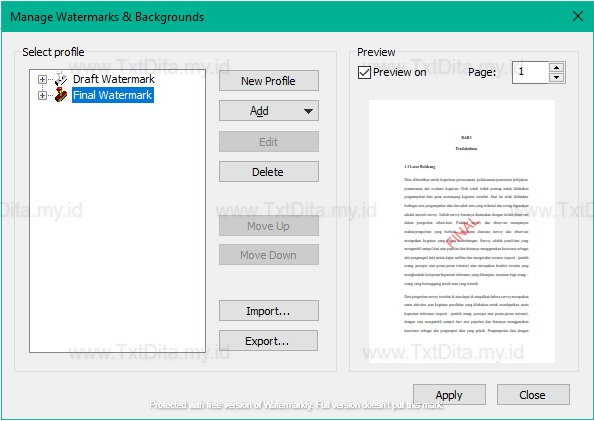 Cara Membuat Watermark di PDF Menggunakan Aplikasi Nitro