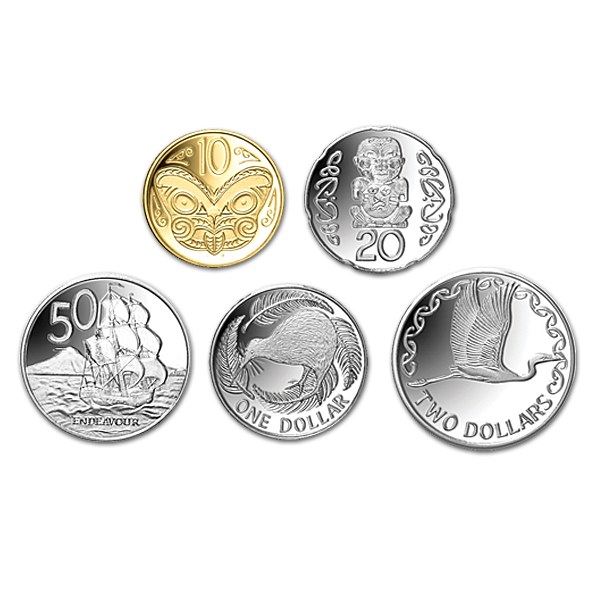 New Zealand Numismatics 2012 New Zealand Silver Currency Set