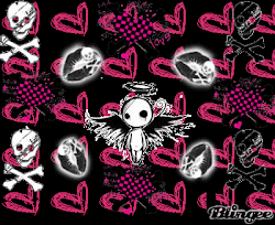 emo skull heart wallpapers 3d
