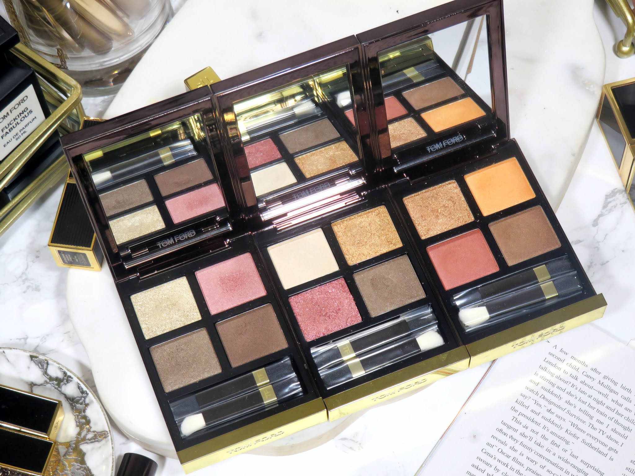 Tom Ford Visionaire Eye Color Quad Review and Swatches